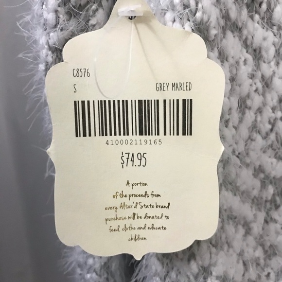 Altar’d State Eyelash Hooded Cardigan Sweater NWT - Picture 4 of 7